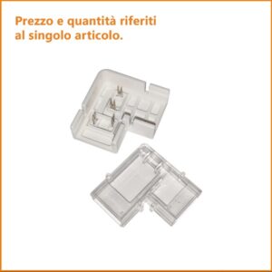 Connettore Angolare a 90° per Strip LED 230V LSC